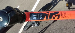 Bicicleta Rockrider ST 500 Naranja