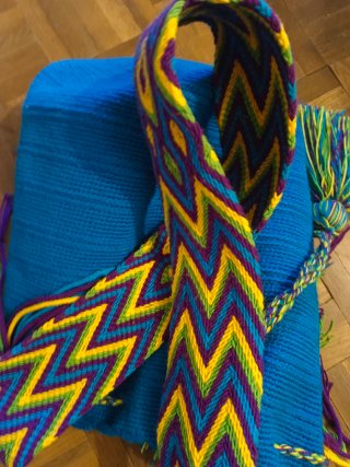 Bolso Colombiano Wayuu Tejido Multicolor