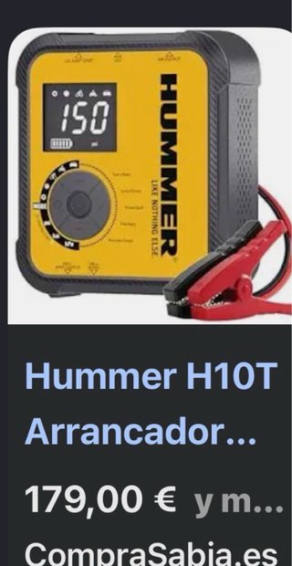 Hummer Compresor Arrancador 150 PSI