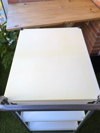 Carrito auxiliar cocina 3 estantes. Ikea Bygel