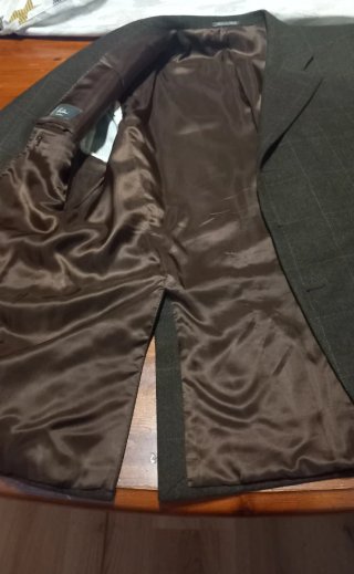 Giacca Corneliani Lana Marrone XL
