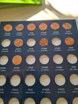 Album Monedas Lincoln Cents 1939-2017 y 2025D