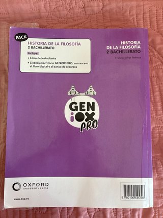 Historia de la Filosofía, 2 Bachillerato, Genio...