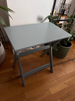 Tavolo/vassoio pieghevole IKEA MARYD blu grigiastro