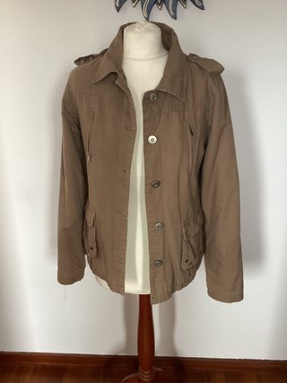 Parka marrón forrada Talla M