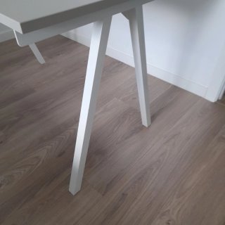 Escritorio Ikea Trotten beige blanco descatalogado