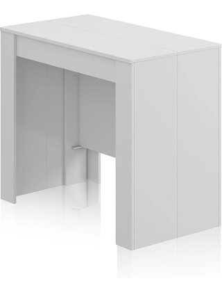 Mesa extensible blanca moderna
