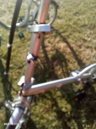 Bicicleta Plegable Plata