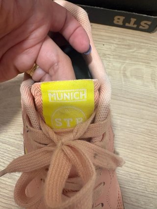 Zapatillas Munich mujer rosa y amarillo talla 39