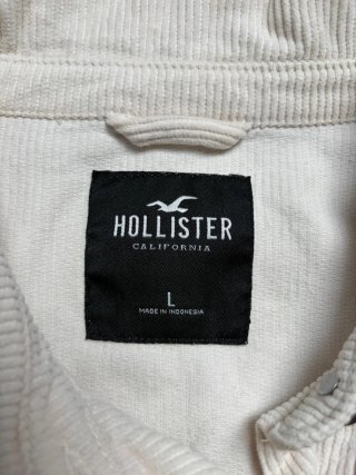 Chaqueta Hollister Beige Pana Corta Talla L