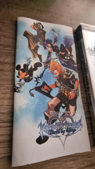 Kingdom Hearts Birth by Sleep PSP Caja y Manual