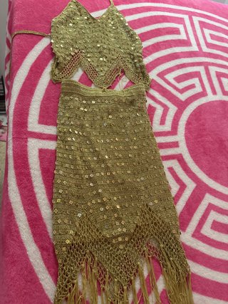 Conjunto fiesta dorado