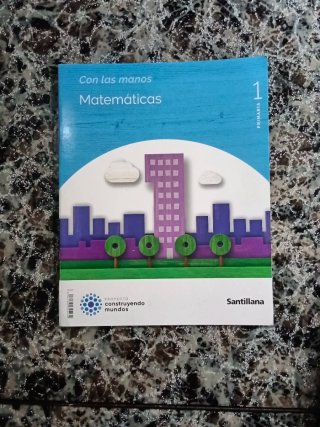 Libro de Matemáticas con las manos 1 Primaria
