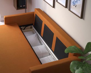 Sofá Cama IKEA FRIHETEN Naranja