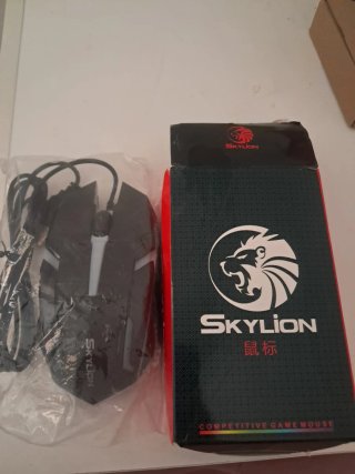 Ratón Gaming Skylion Negro