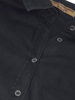 Daniele Alessandrini Camicia Donna Nero Manica