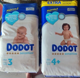 Pañales Dodot Talla 3 y 4+
