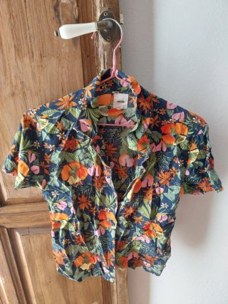 Camisa Vans Estampada Multicolor Mujer