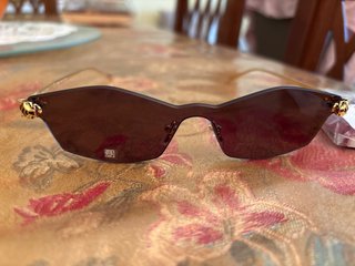 Gafas de sol Cartier mujer marrones y doradas
