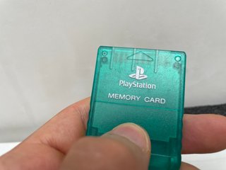 Sony Playstation 1 Ps1 Memory Card Originale Verde