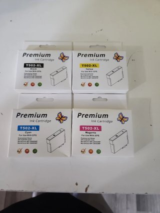 Set 4 cartucce inchiostro T502 XL compatibili