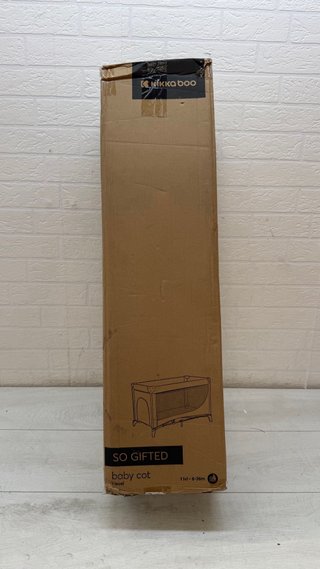 Cuna de Viaje Plegable Gris