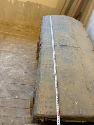 Baúl antiguo madera para restaurar