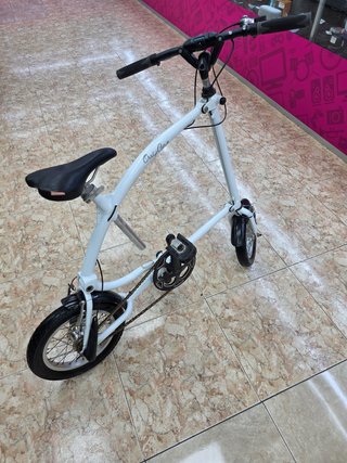 Bicicleta Plegable Ossby Curve Blanca