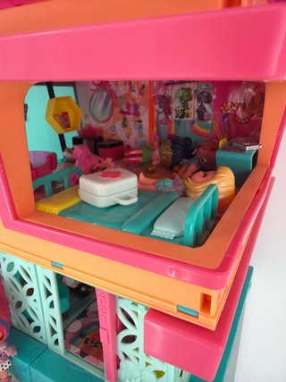 Kookyloos Casa con Muebles. Caravana con el coche.