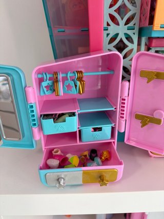 Kookyloos Casa con Muebles. Caravana con el coche.