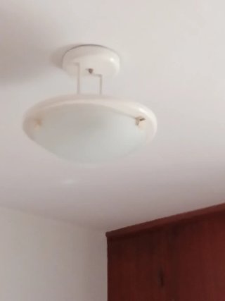 Lote 2 lámparas techo clásicas