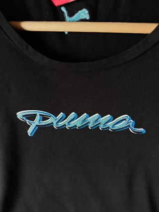 Camiseta manga corta negra Puma mujer talla s