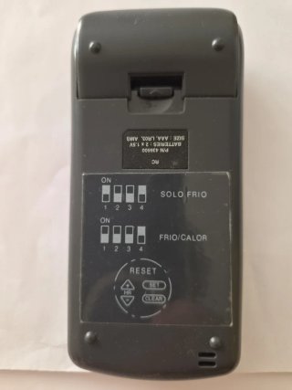 Mando Aire Acondicionado Fagor Negro