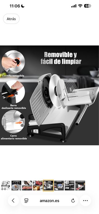 Cortadora de fiambre Electrica (NUEVO)