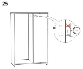 Armario Ikea Syvde Blanco