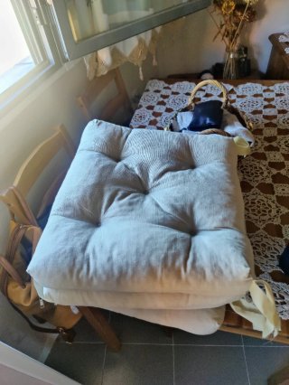 4 Cojines Ikea Beige