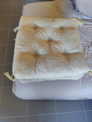 4 Cojines Ikea Beige
