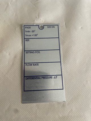 Válvula de calibración latón DN15 PN20