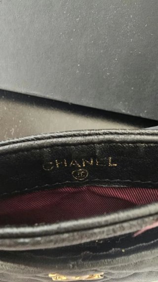 Cartera Chanel Negra y Dorada