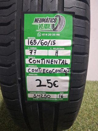 165 60 15 77H CONTINENTAL CONTI ECO CONTACT 5