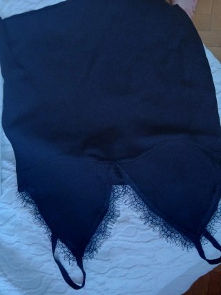 Top licra algodón negro