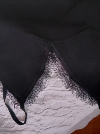 Top licra algodón negro