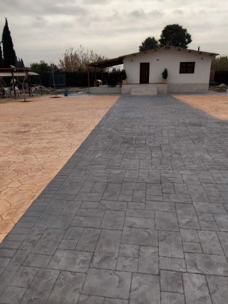 Hormigón impreso Elche