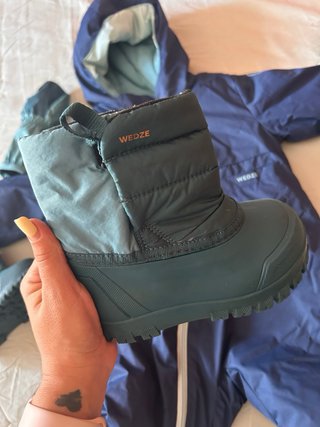 Mono polar niño 2 años + guantes y botas