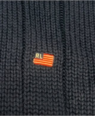 Maglione Ralph Lauren mezza zip blu L
