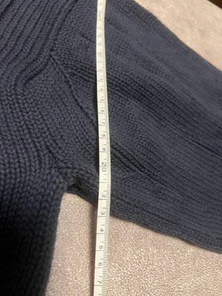 Maglione Ralph Lauren mezza zip blu L
