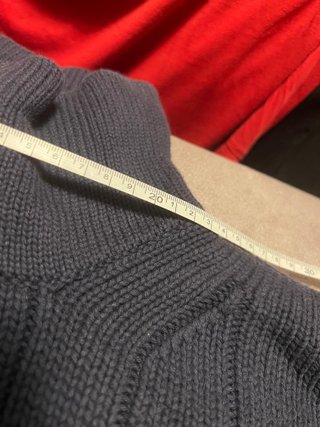 Maglione Ralph Lauren mezza zip blu L