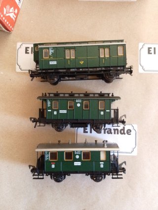 Lote 3 vagones H0 FLEISCHMANN