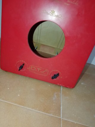 Cajón Flamenco Amarillo