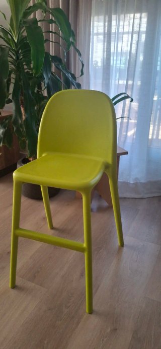 Silla Infantil Ikea Plástico Verde/Amarillo